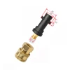 Pressure Washer Quick Connector 1/4" to Spray Gun Wand Lance Bayonet Adapter 1/4" quick disconnect release fitting for Karcher 2