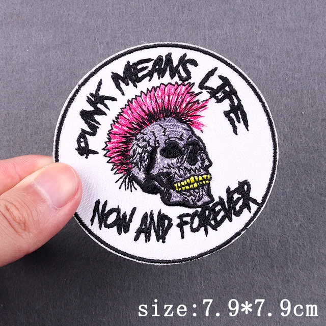Punk Embroidered Patches For Clothing Demon Devil Patch Iron On Patches For  Clothes Hip Hop Sewing/Fusible Patch Stickers Badges - AliExpress