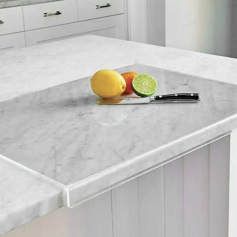 Set 2 Taglieri In Vetro Temperato 40x52 Cm Con Stampe 'Erbe Del Legno' - Antigraffio, Resistente Al Calore Con Piedini Antiscivolo