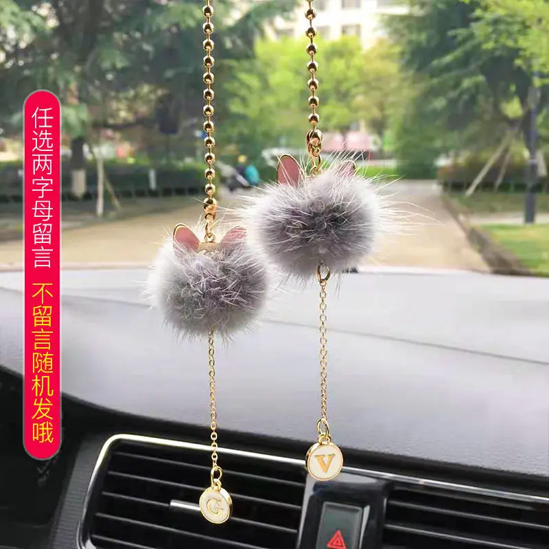 Cute Car Pendant Anime Briquettes Elf Auto Rearview Mirror Pendant  Decoration For Car Cute Interior Decoration Accessories - Ornaments -  AliExpress