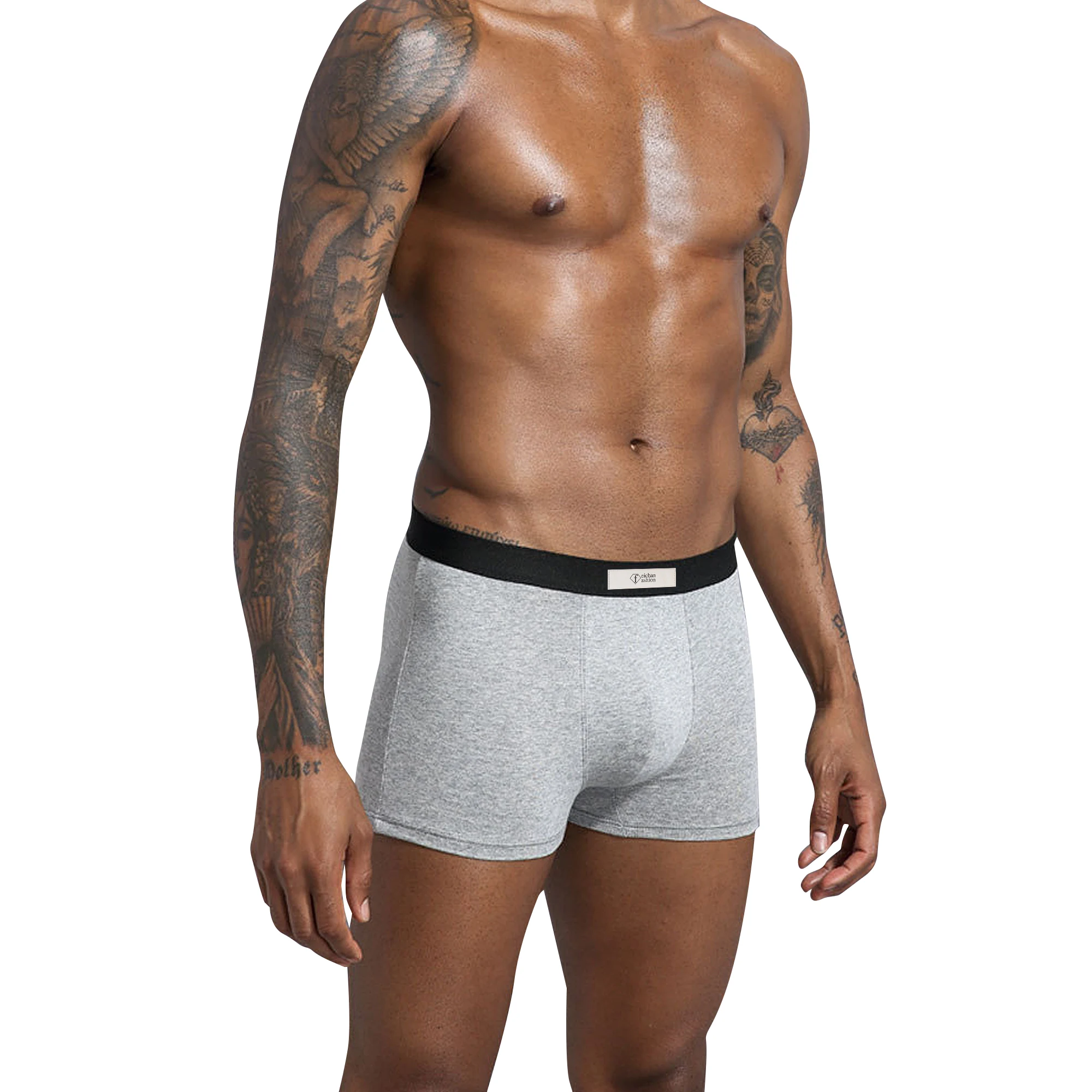 Moisture-Wicking Cotton Men's Underwear Boxer Briefs Briefs-Trunks-Boxer Pouch Multi pack Short Underpants for men Gift Box 6