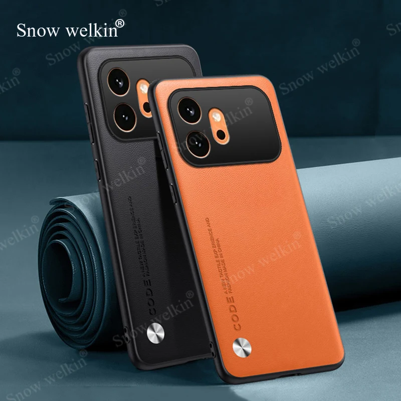 Luxury PU Leather Shockproof Silicone Phone Case Cover