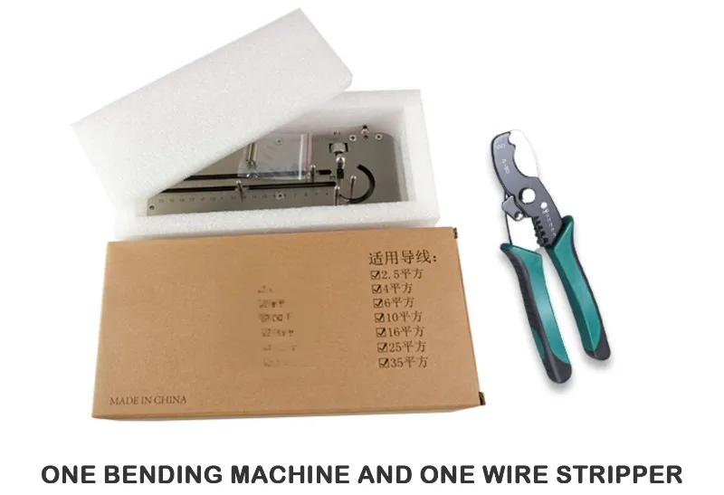 Xucus Manual Small Wire and Cable Bending Machine Electric Wire Bending  Tool Iron Wire Copper Wire DIY Bender 2.5-35MM Y