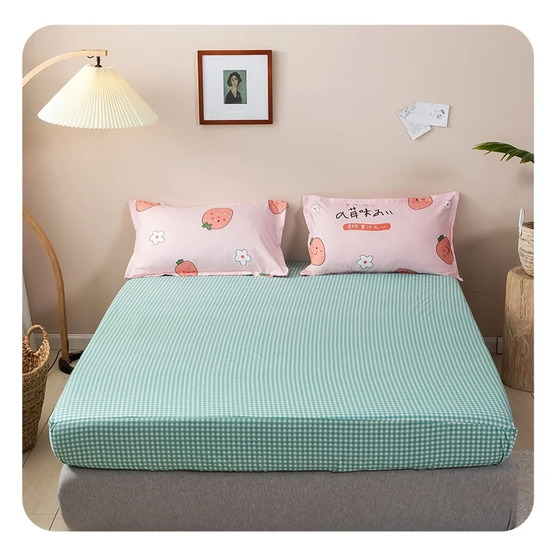 Description Picture 5 of itemCartoon Mattress Cover Polyester Bed Cover with Elastic All-around Elastic Rubber Band Sheet (No Pillow case) Home Protector New