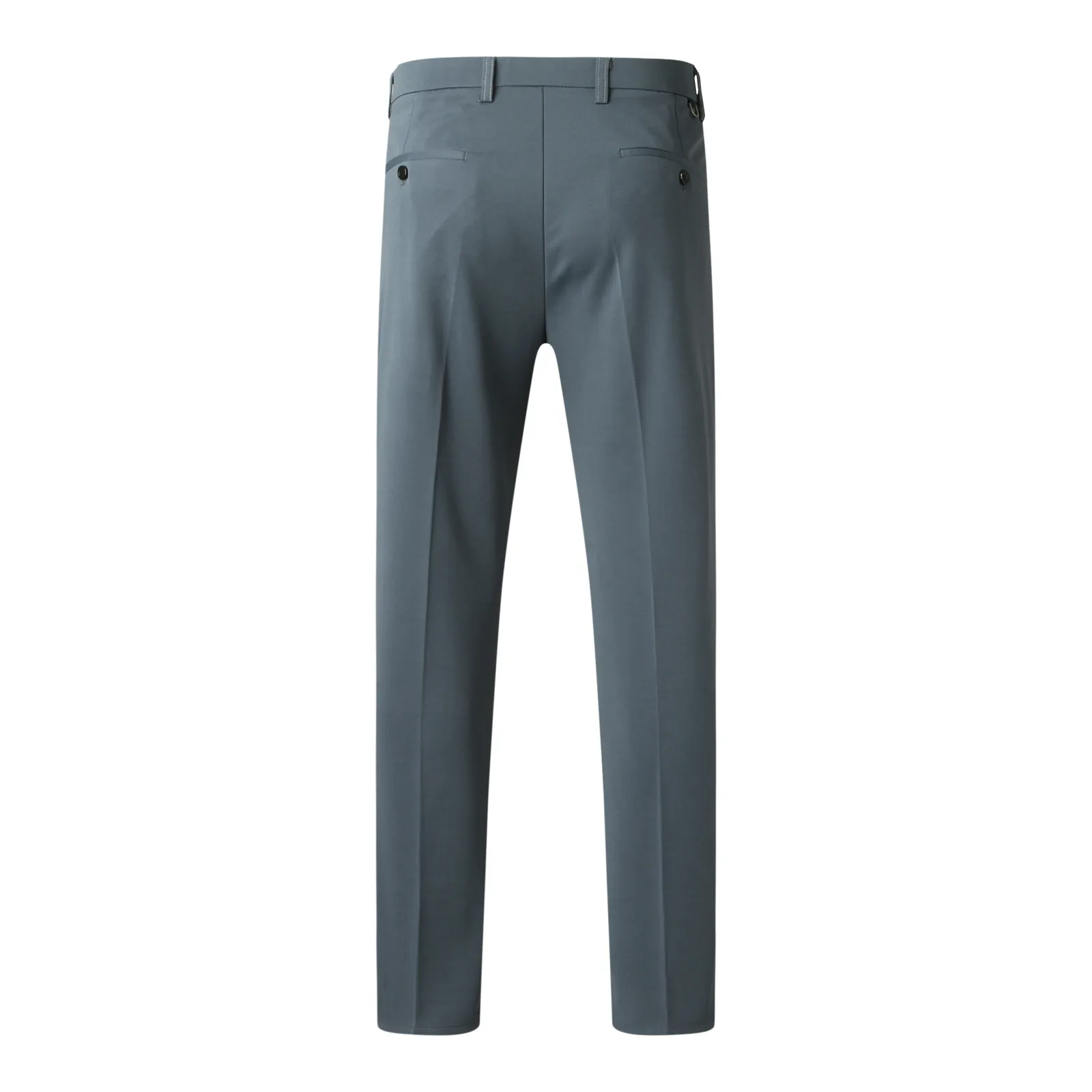 Men's spring and summer thin suit pants middle-aged casual pants high-waisted straight leg loose business casual men's pants