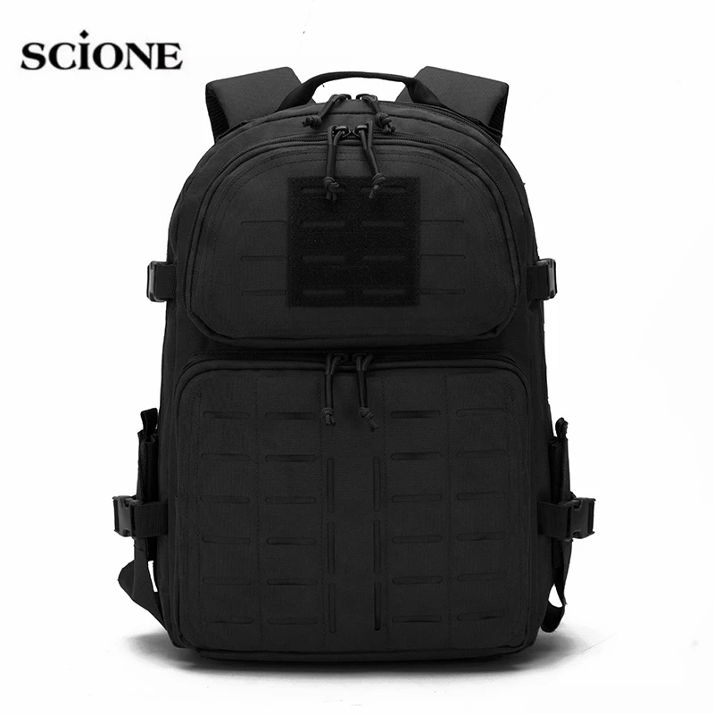 

45L Military Tactical Backpack Outdoor Training Gym Bag Hiking Camping Travel Rucksack Army Trekking Molle Laser Knapsack X287A
