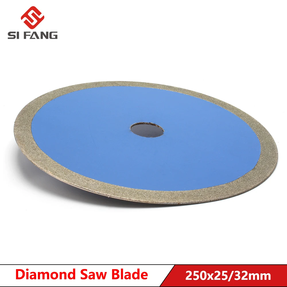 10-дюймовый 250 мм двухсторонний Алмазный дисковый пильный диск для керамической Нефритовой керамической плитки, агата, нефрита