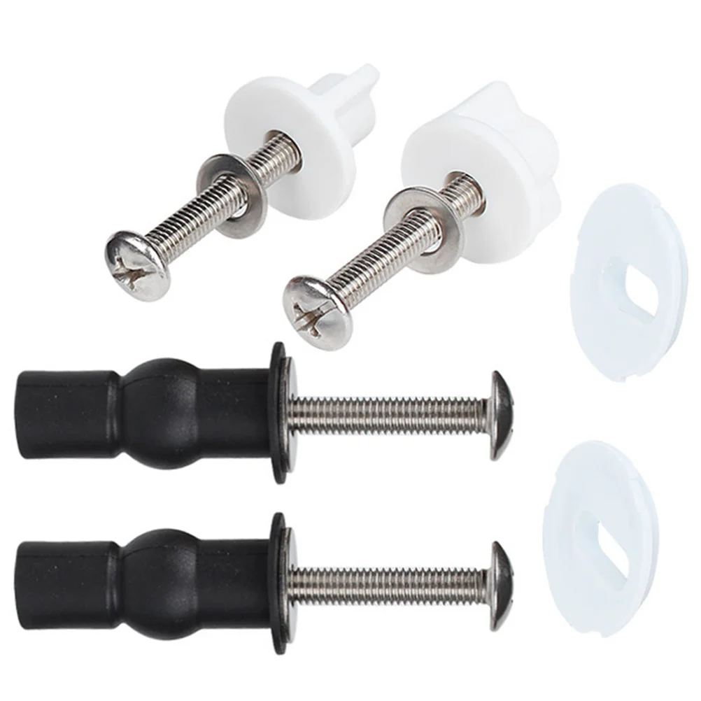 

Heightened Long Top Expansion Bolts Nuts for Toilet Tank Seat Screws Replacement Suite Kit Pom