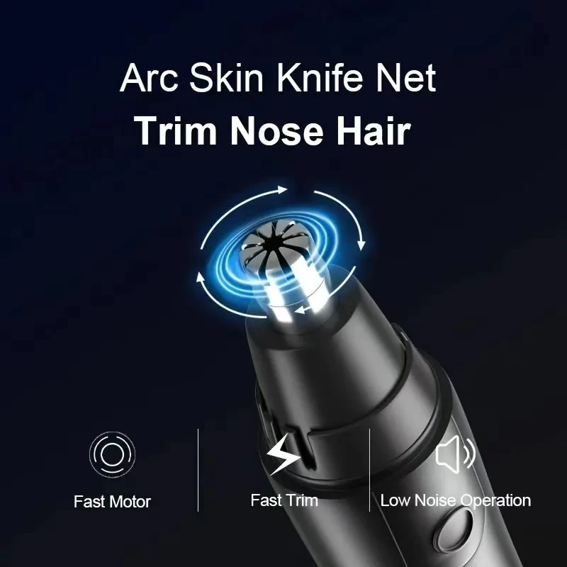 Electric Nose Hair Trimmer Implement Shaver Clipper Men Women Ear Neck Eyebrow Trimmer Shaver Man Clean Trimer Razor Remover
