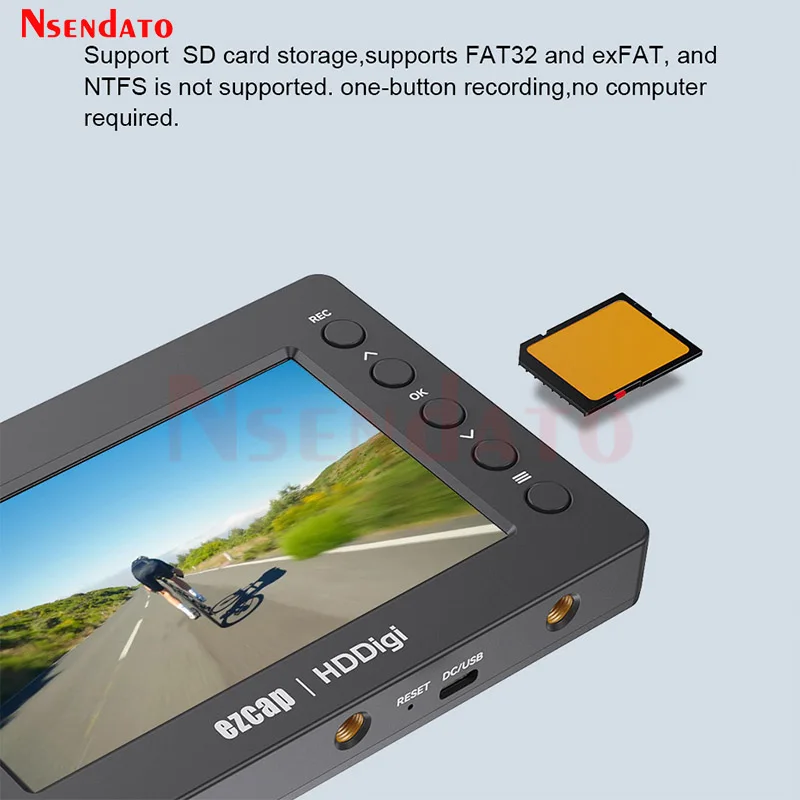 Ezcap277 HDDigi HDMI USB2.0 Recorder Video Game capture Card Box Support playback Micro SD card USB flash For live Streaming