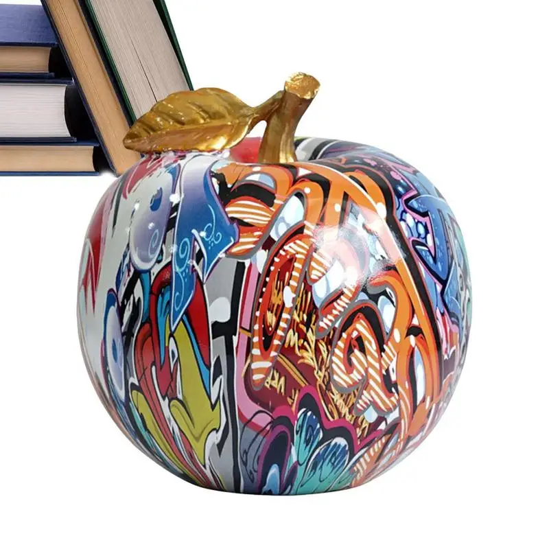 

Статуэтка в виде фруктов с граффити из смолы, статуэтка в виде фруктов из смолы с граффити, статуэтка в виде фруктов, домашний декор для спальни, ресторана