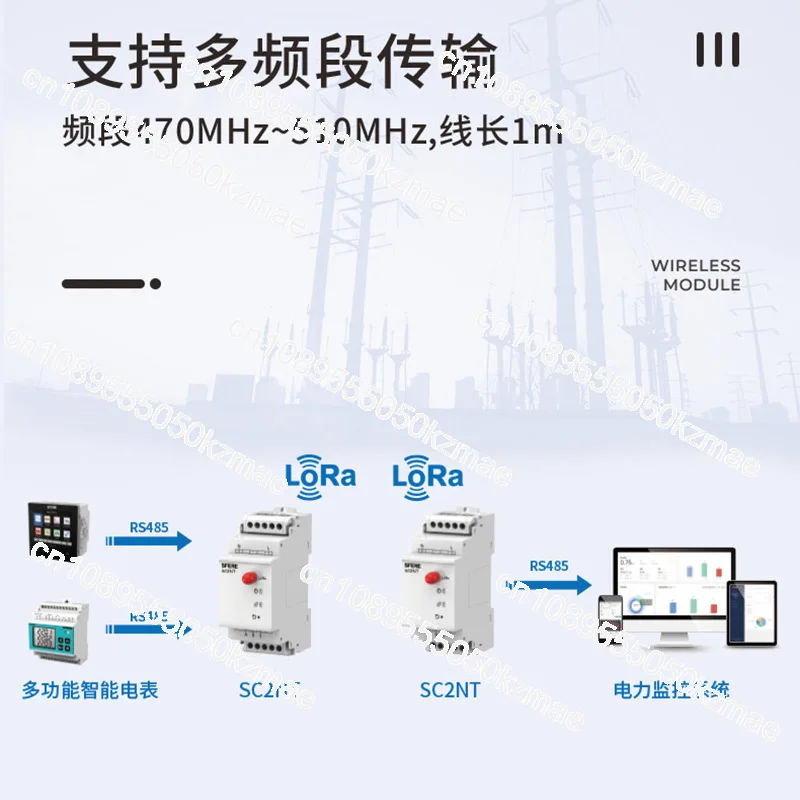 A470M2 LoRa 무선 패스스루 모듈 | Sfield를 통한 RS485 통신 | 산업용 IoT 솔루션