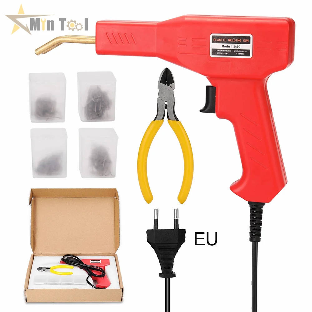 

Stapler Plastic Welding Machine Bumper Repair Kit Soldering Iron For Repair Car Bumper Repair Welding Gun Hand Tool