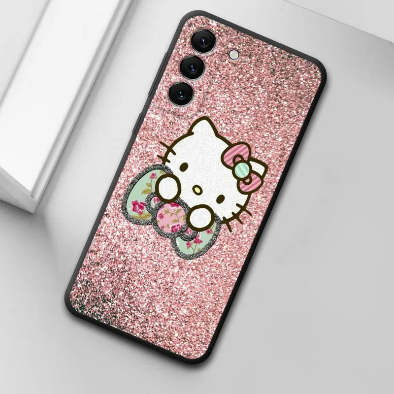 thumbnail image 1 of Funda de teléfono con lazo bonito de Hello Kitty para Samsung Galaxy, A53, A54, A51, A52, A73, A72, A71, A12, A13, A14, A70, A50, A21, A33, A42, 1 of 5