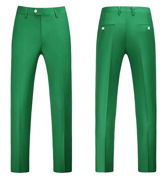 Business Casual Formal Suit Pants Slim Fit Dress Office Trousers Dress Formal Suit Pants Candy Color Casual Pants