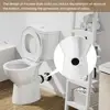19" Tall Rear Outlet Toilet Bowl & Tank Seniors Dual Flush Design Quiet Close Seat Wall Mount Installation White Ceramic 4