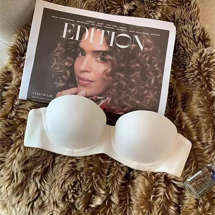 Seamless Push-Up Bras For Women 1/2 Cup Padded Solid Color Bra Non-wire Brassiere Comfort Fixed Cup Underwear Sexy Lingerie S-XL