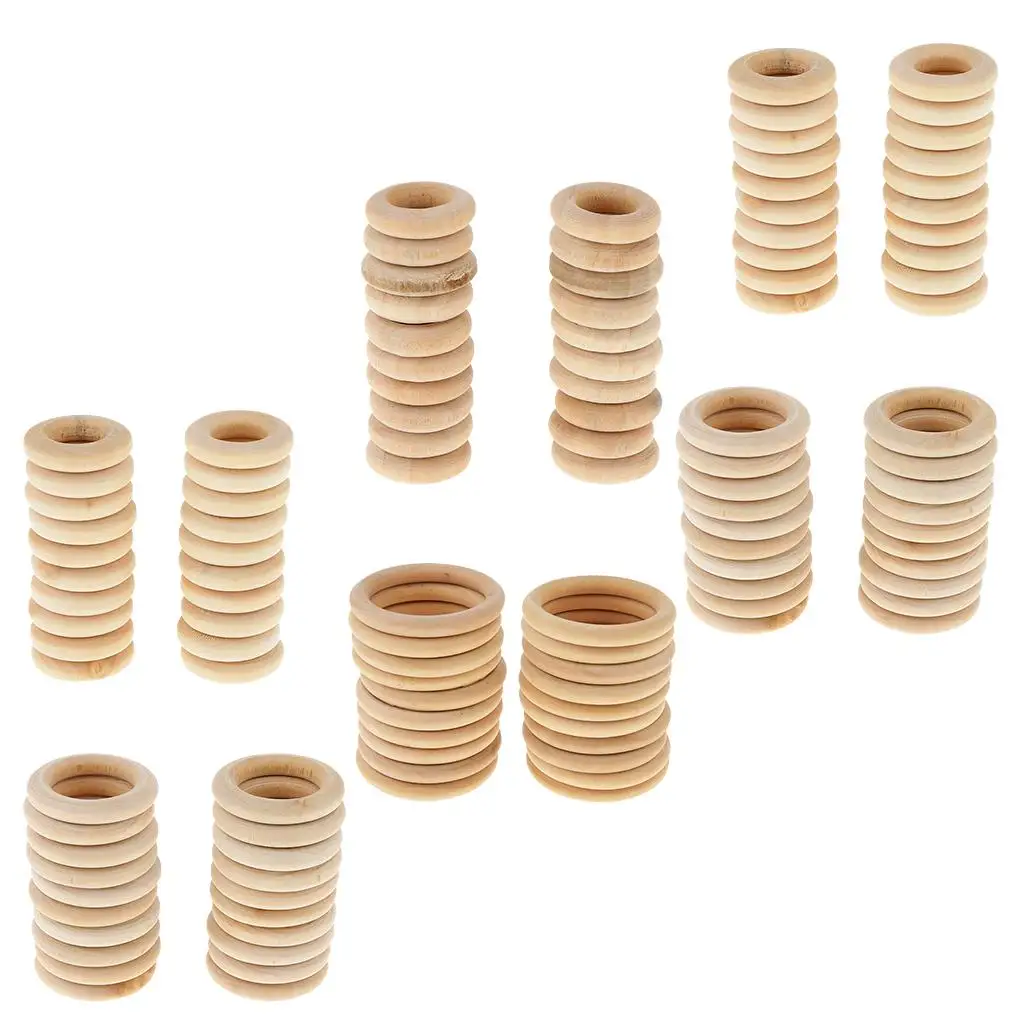 

20Pcs DIY Handmade Jewelry Accessories Wooden Necklaces Bags Pendants