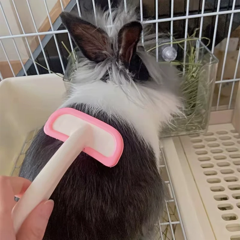 Rabbit Comb Silicone Small Pet Comb Cat Hair Comb Brush, Guinea Pig Hair Cleaning Beauty Care Tool Beauty Trimmer Pet Bath Comb 5