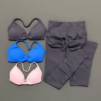 2 Piece Yoga Clothes Women Tracksuit Athletic Wear Pilates Fitness Suit Gym Workout Push Up Clothes Sports Bra Leggings Suit - Image 4