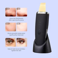 Ultrasonic Skin Scrubber Face Spatula Pore Cleaner Blackhead Remover Facial Lifting Ion Deep Cleansing Beauty Device For Home Us 3
