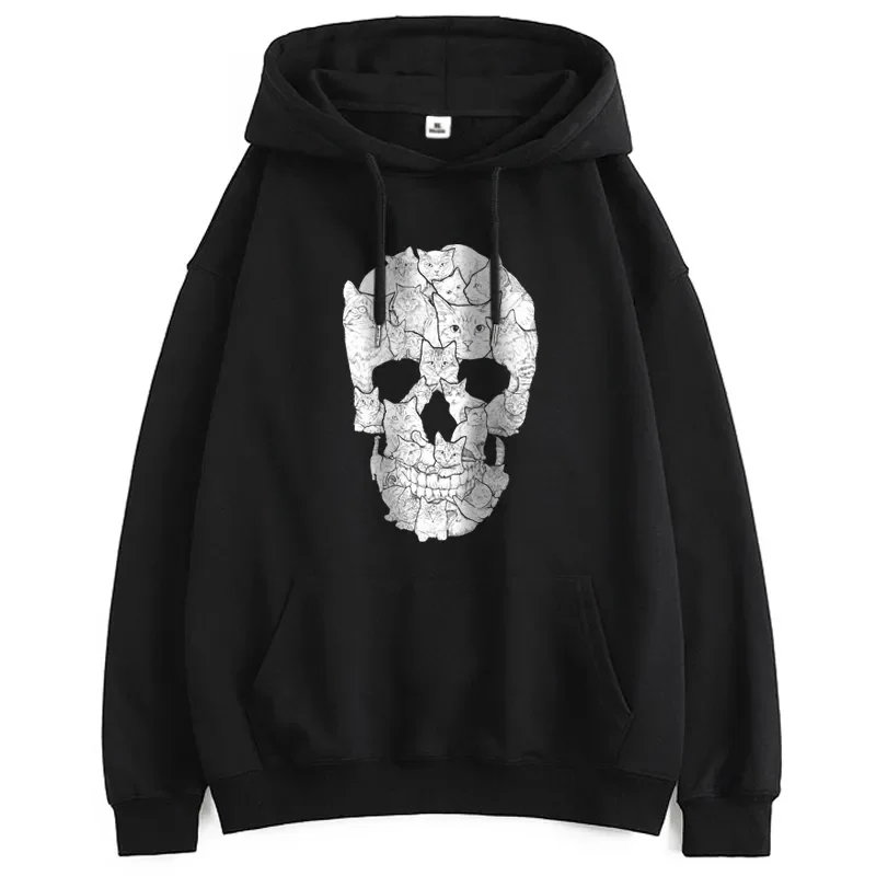 

Print Lady Hooded Casual Streetwear Sweatshirt Standard Hipster Clothes Woman K-pop Polyester Pullovers Fashion Sudaderas