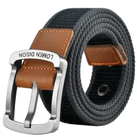 Tactical Canvas Men's Belt Fashion Casual All-match Jeans Accessories Girdle Outdoor Sports Hunting Nylon Pin Buckle Waistband - Image 4