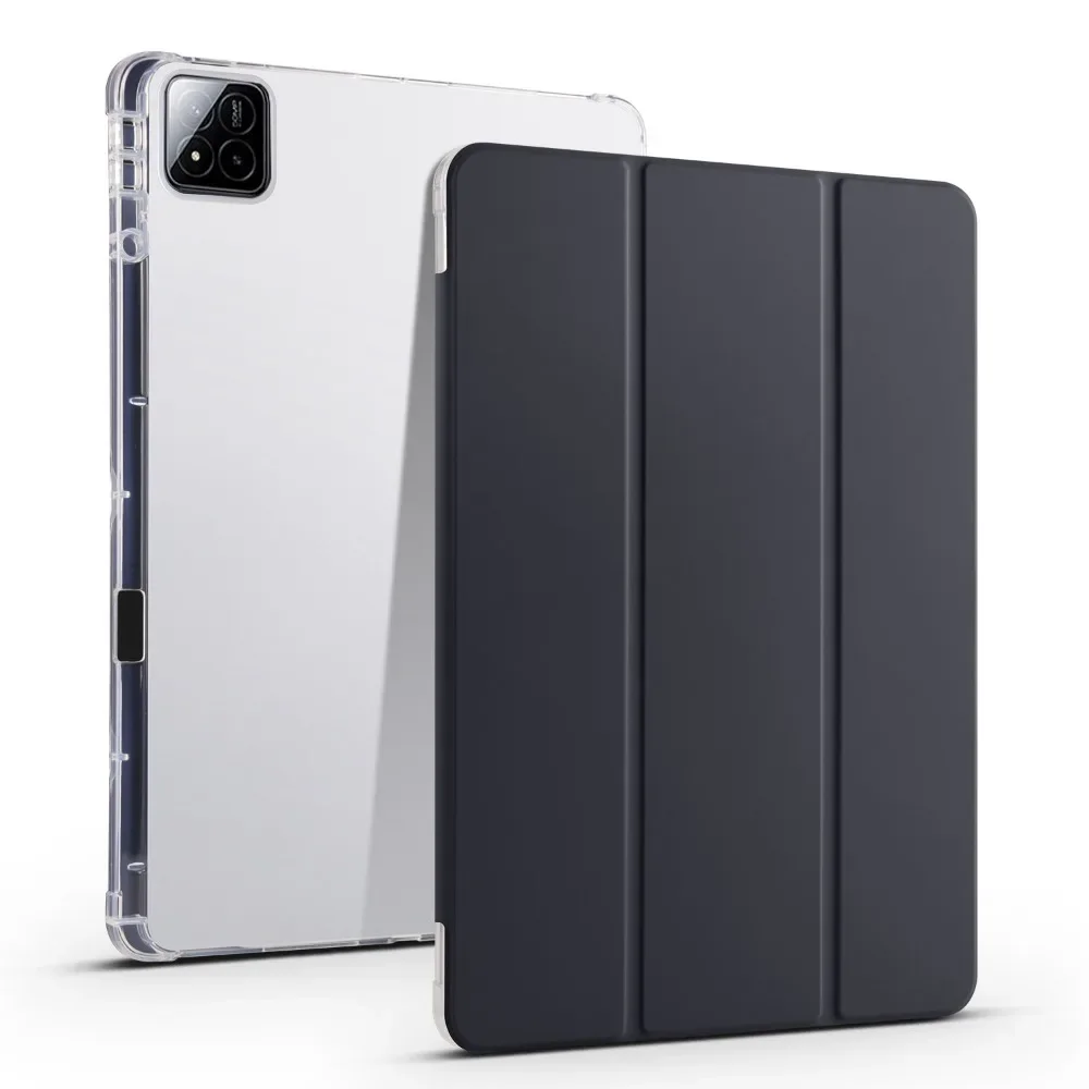 Custodia Per Xiaomi Pad 7 / Pad 7 Pro 11.2'' 2024 | Pelle PU Sottile Con Supporto Regolabile | Funzione Auto Wake/Sleep | Anti-caduta | Oro
