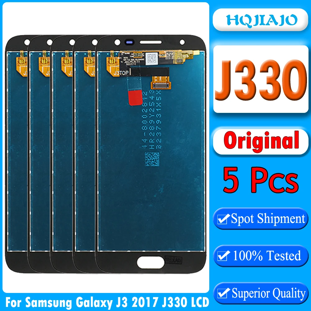 5pcs 5 0 Original Lcd For Samsung Galaxy J3 17 J330 J330f J3 Pro Lcd Display Touch Screen Digitizer Assembly Replacement Aliexpress