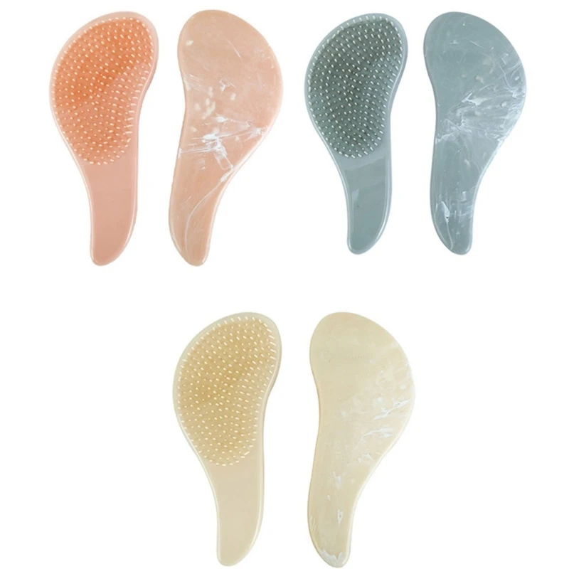 

Marble Patten Handle Hair Comb Anti Static Massage Hair Brush Detangle Shower Combs Salon Styling Tools for Women New Dropship