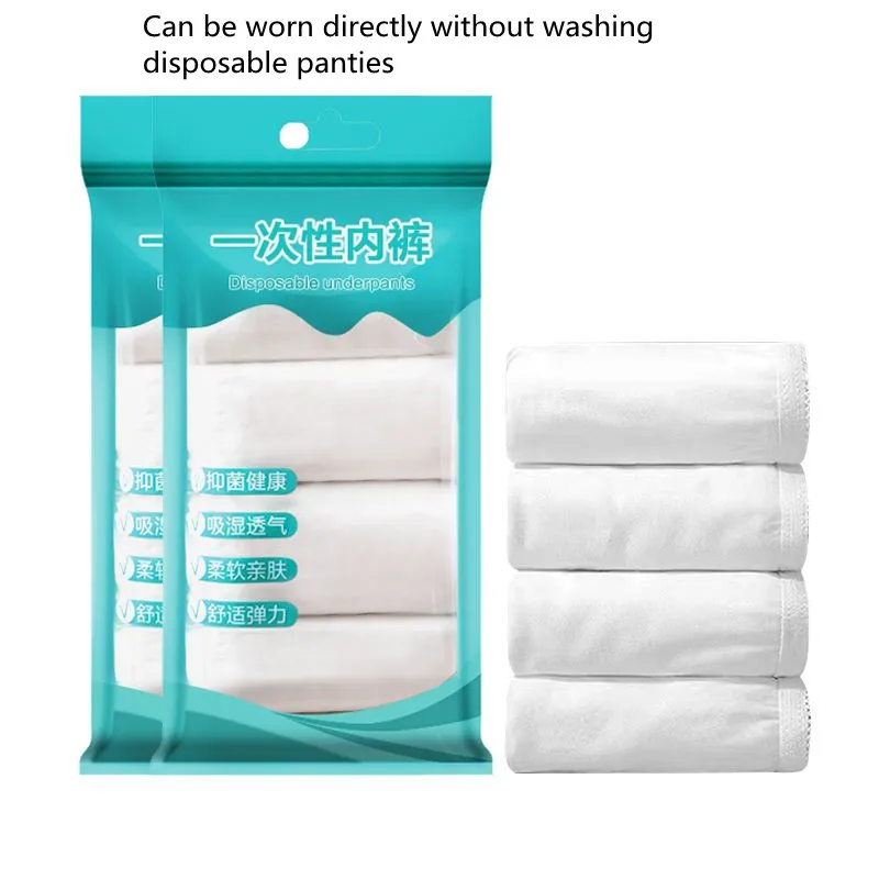 Maternity Panties Disposable Panties 5PCS /10PCSdisposable women's underwear pure cotton sterile pregnant women's postpartum underwear travel supplies