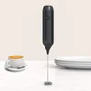 Rechargeable Milk Frother Electric Blender Handheld Frother Wand for Coffee Beverage Blender, Cappuccino Mini Frother 5