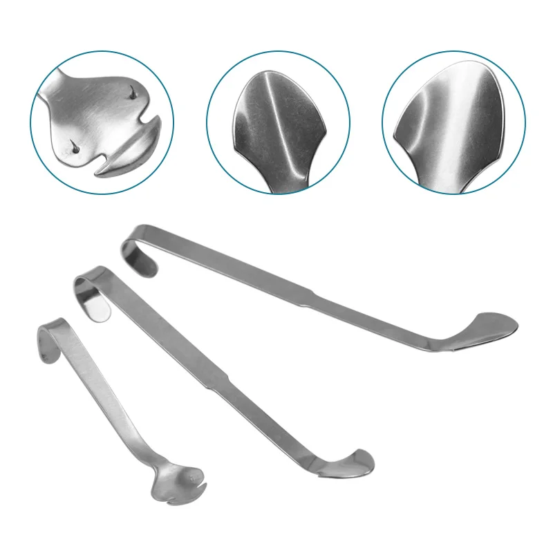 

Three Type Choices Orbital Hook Conjunctival Hook Stainless Steel Ophthalmic Instrument