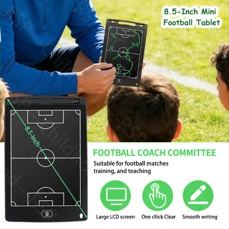 8.5 Inch LCD Football Basketball Coaching Tactical Tablet Soccer Coach Strategy Electronic Marker Board For Sports Training Gift