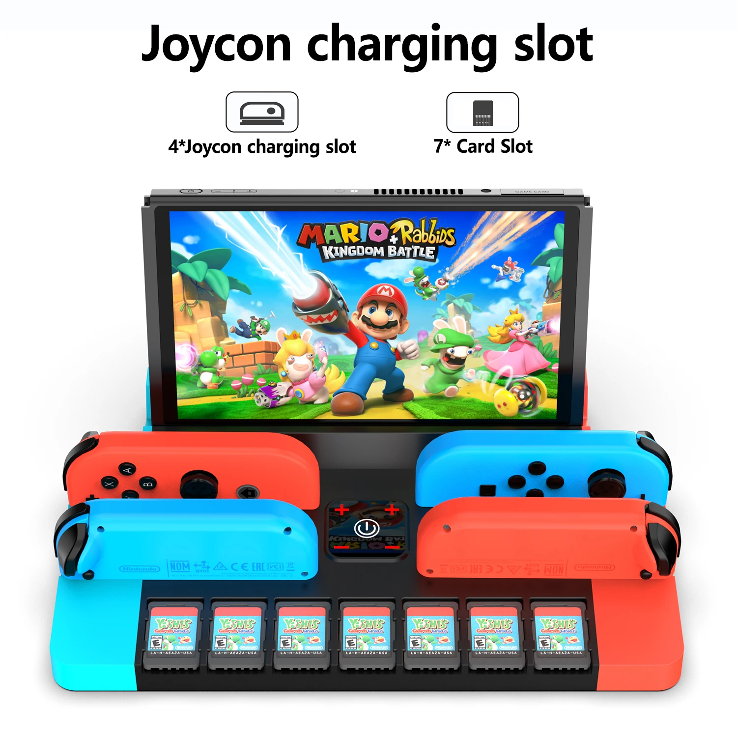 닌텐도 스위치용 스위치 도크, OLED TV 어댑터 스위치 도킹 스테이션, HDMI USB 3.0 포트, 조이콘 충전 및 게임 카드 슬롯