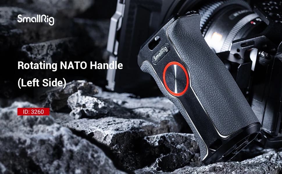 360-Degree Rotating Handgrip NATO Camera Left Side Handle For DLSR for Sony Came