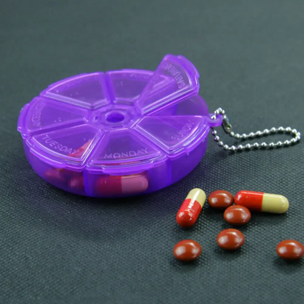 Description Picture 6 of item약통 Pill Cases & Splitters  Pill Medicine Box Holder Storage Organizer Container Case Splitters Travel Boxes Pilulier Semainier