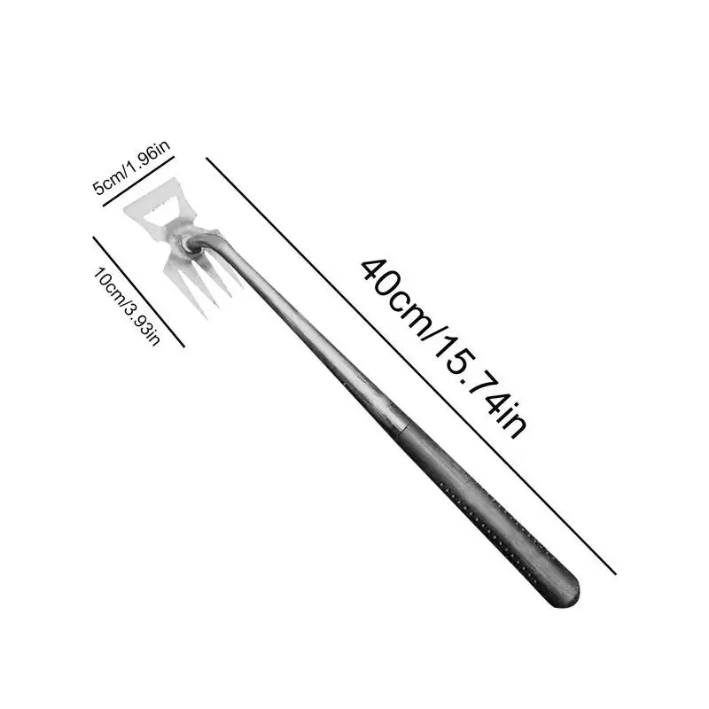 수동 잡초 풀러, 5 클로 디자인, 이중 목적 잡초 풀러, 긴 손잡이, 사용하기 쉬운 풀러, 정원 액세서리