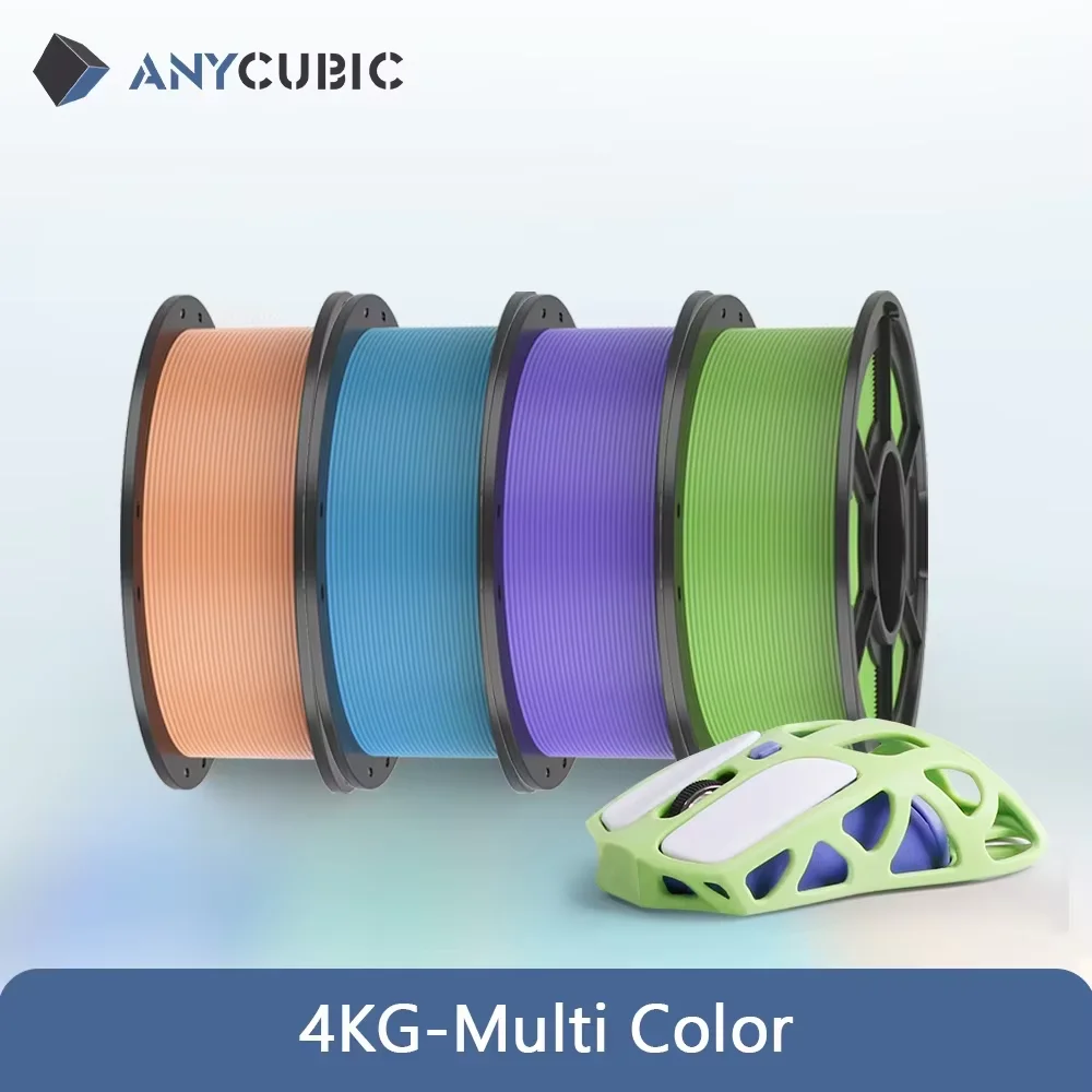 ANYCUBIC Kobra 3 V2 Combo AE versión 8 impresora a Color 600 mm/s impresión rápida nivelación automática filamento secado juguete modelo impresora 3D