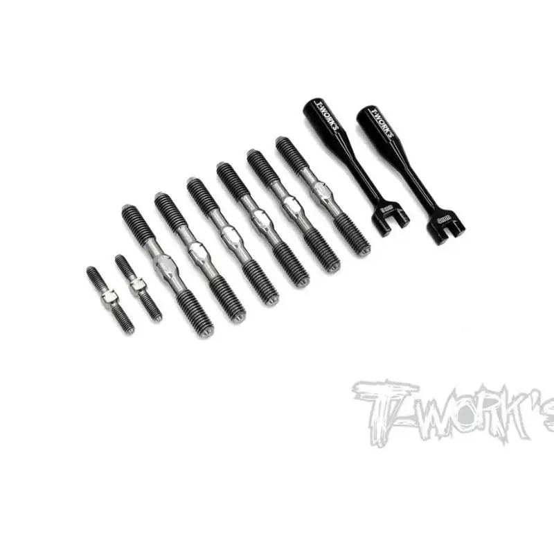 Originale T Works Tb-227 64 Set Tenditore In Titanio (Per Serpente Srx8 Gt Tq) Parte Rc Professionale