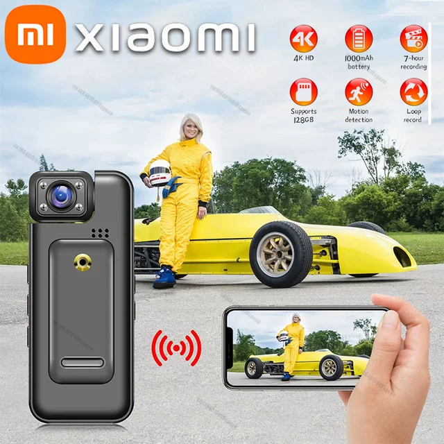 Xiaomi Mini WiFi Camera 4K HD Handheld Portable Digital Video Recorder - Image 3