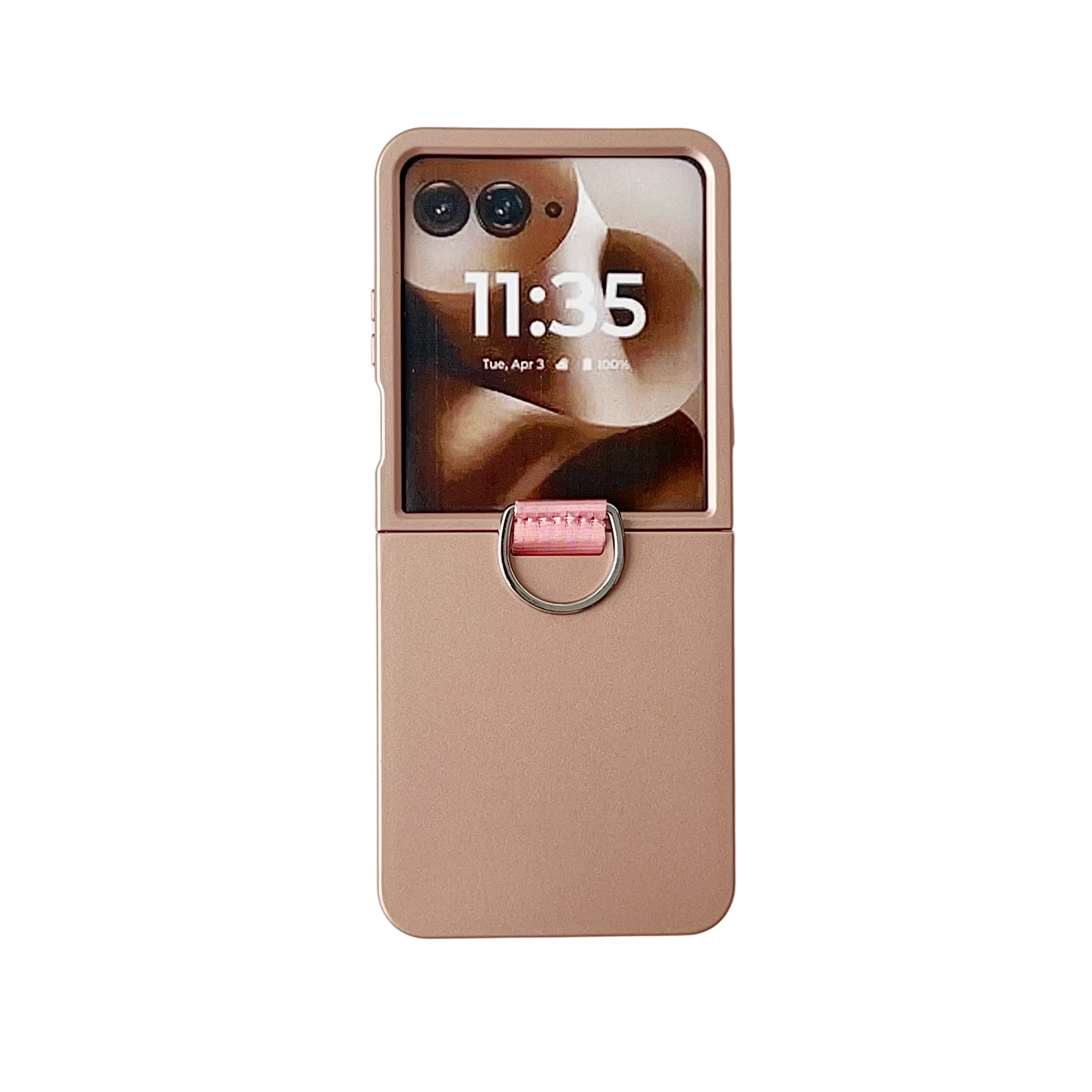 Ultra-Thin Matte Ring Case - Skin-Friendly Folding Protective Cover