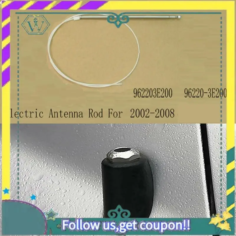 Varilla De Antena Eléctrica Para Kia Sorento 2002-2008 – OEM 96220-3E200, Plateada, De ABS Y Metal