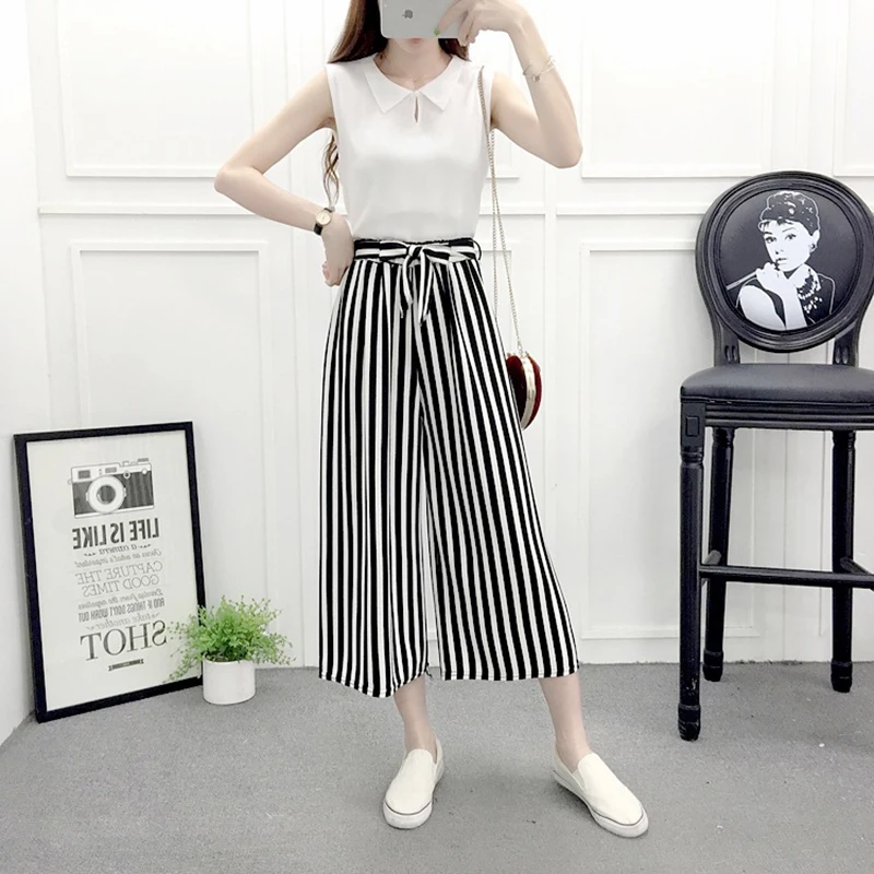 Summer New Fashion All-match Women's Casual Pants Retro