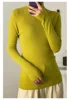 100% Ultra-fine Merino Wool Sweater Autumn and Winter Loose and Simple Semi-turtleneck Wool Bottoming Shirt Multi-color Sweater 6