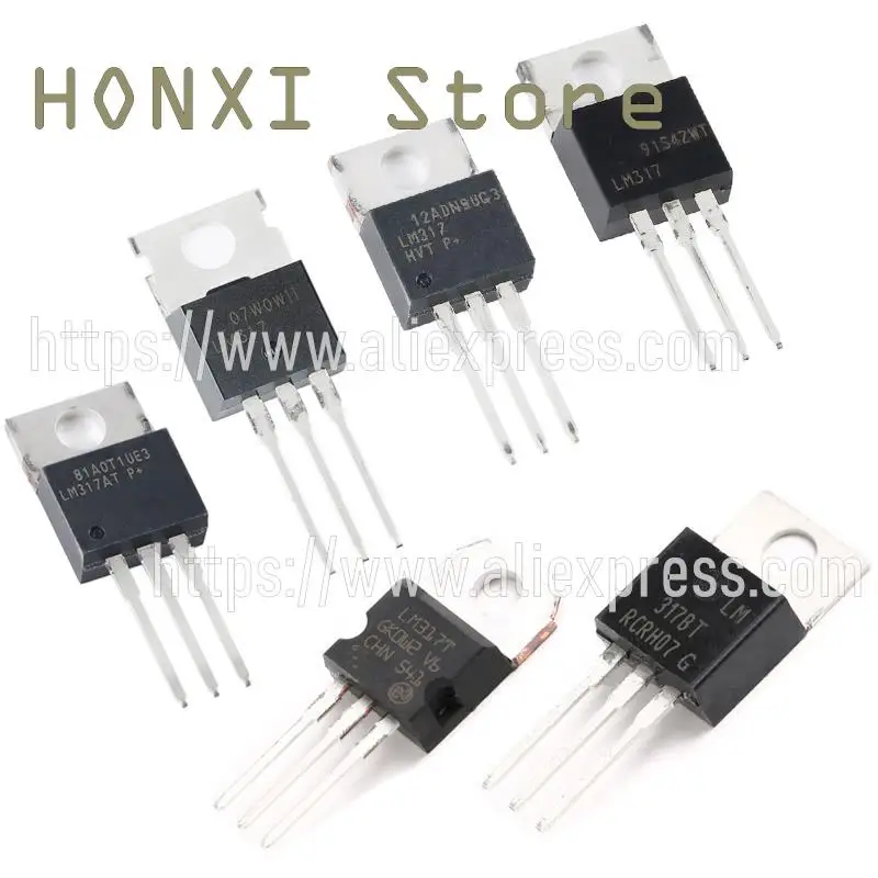 5PCS LM317T LM317BTG LM317AT LM317HVT LM317KCS LM317KCT TO220 The ...