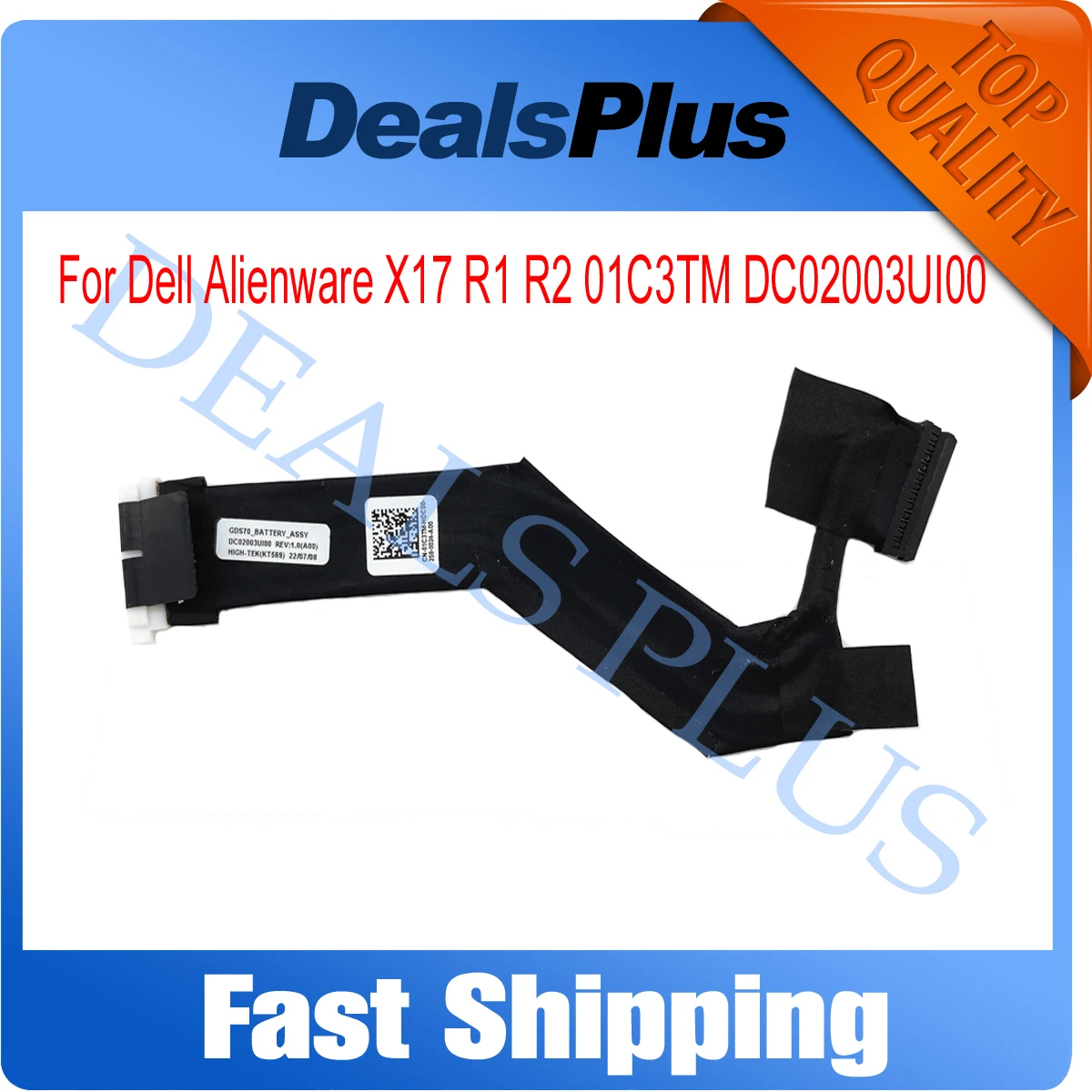 

New Replacement Battery Cable For Dell Alienware X17 R1 R2 01C3TM DC02003UI00