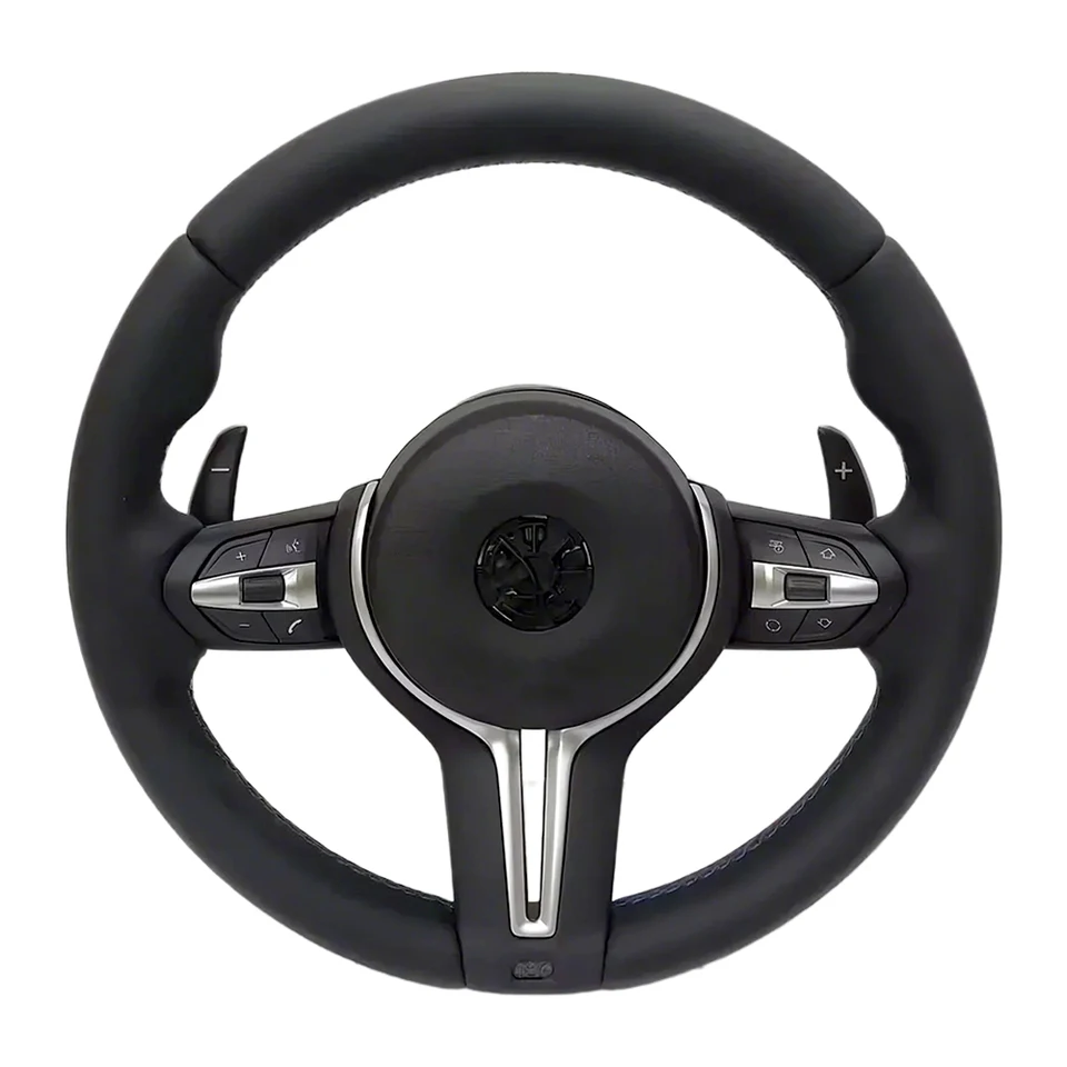 Custom BMW M Series Leather Steering Wheel With Paddles