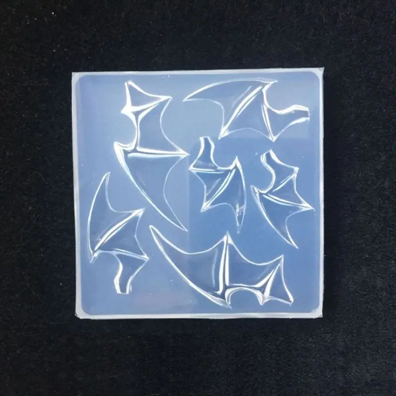 MXME Wings Devil Horns Wand Silicone Molds Earrings Keychain Resin Mould for DIY Craft Pendants Epoxy Casting Mold Jewellery