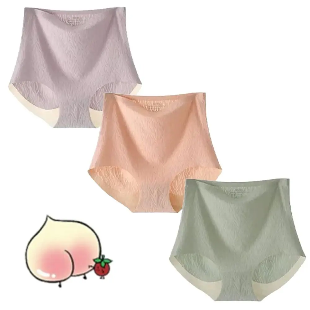 

Модные женские хлопковые бесшовные трусики с высокой талией